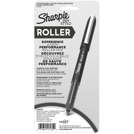 Sharpie, SAN2093222, Rollerball Pens, 4 / Pack