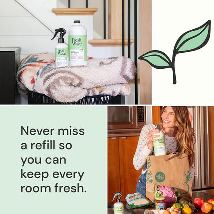 Fresh Wave – Désodorisant en aérosol et recharge de désodorisant, 946 ml