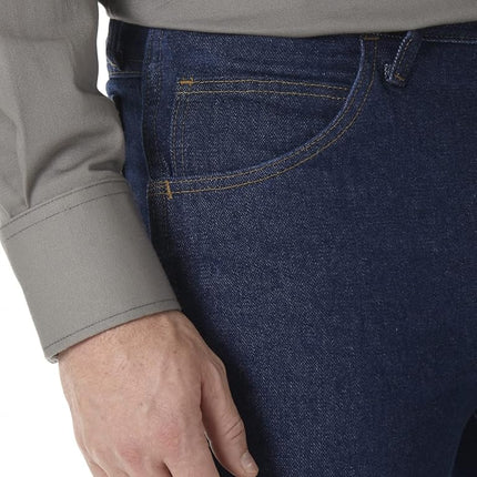 Wrangler Men's Indigo Fr Slim Fit Jeans Straight Leg - Fr36mwz, Prewash, 33W x 30L
