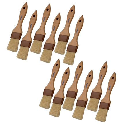 Carlisle 4037300 Pinceau de cuisine plat Sparta de 3,8 cm avec poils de sanglier (lot de 12)