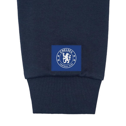 Sudadera de cuello redondo monocromática de felpa de algodón con licencia oficial de Icon Sports – Ropa de fútbol para hombre