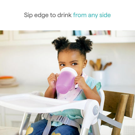 Munchkin Miracle 360 Trainer Cup, Green/Blue, 7 Ounce, 2 Count * Waterproof Labels Included to Personalise Your Little One's Cup*