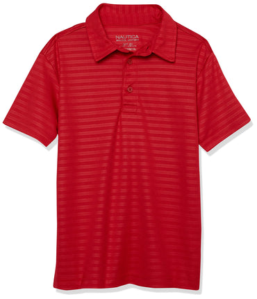 Nautica Boys' Active Short Sleeve Performance Embo