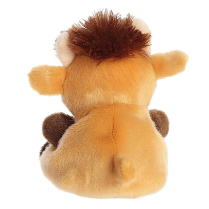 AURORA Aurora Adorable Palm Pals Hubert Highland Cow Stuffed Animal - Pocket-Sized Play - Collectable Fun - Brown 5 Inches