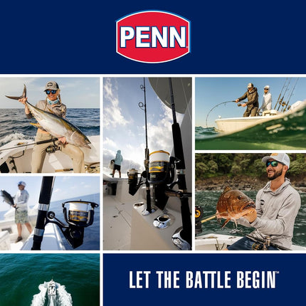 PENN 7' Wrath II Fishing Rod and Spinning Reel Combo, Size 3000, Medium Light Power, Extra Fast Action, Corrosion-Resistant Graphite Construction, Lightweight and Durable