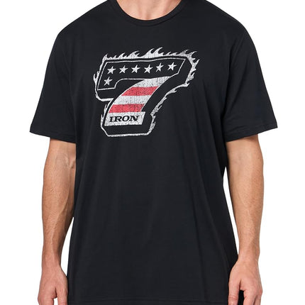 Under Armour - Camiseta Iron 7 Project Rock para hombre, color negro (001), talla: mediana