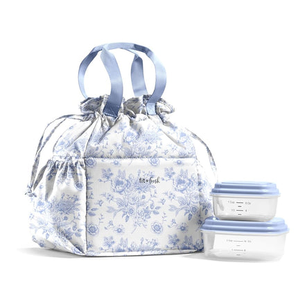 Fit & Fresh Cromwell Cinch Lunch Bag for Women | Insulated Lunch Box with Containers