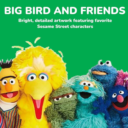 MasterPieces Sesame Street Le Bloc Fête de Big Bird Puzzle de 1000 pièces pour adultes - Puzzle dessin animé 48,9 cm x 67,9 cm