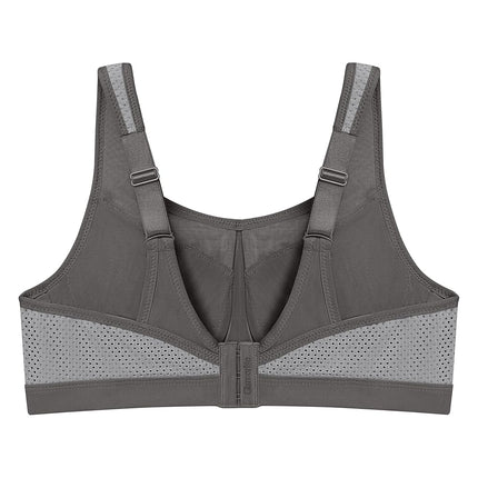 Glamorise High Impact Wonderwire Sports Underwire Bra 9066 (Women's & Women's Plus) Gray