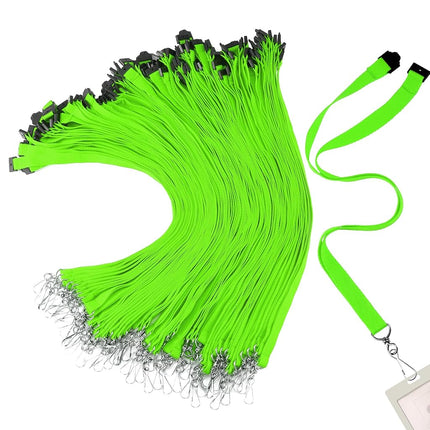 Patelai 60 Pcs Breakaway Lanyards with J Hook, Flu