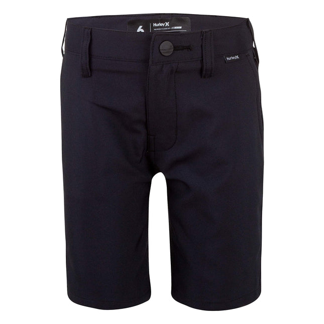 Hurley Boys' H20 Dri Walk Shorts, Black, 14