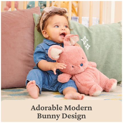 GUND Baby Oh So Snuggly Lapin Grande Peluche pour Bébés et Nourrissons, Rose Poudré, 31,75 cm