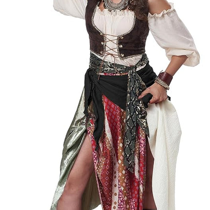 California Costumes Renaissance Fortune Teller/Pirate Adult Costume, Medium,Multi
