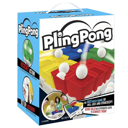 Buffalo Games PlingPong- The Fast-Paced Ping Pong Game of Skill, Luck and Strategy
