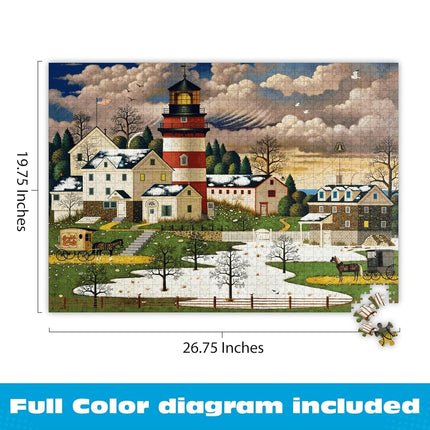 Buffalo Games - Charles Wysocki - Twilight Sentinel - 1000 Piece Jigsaw Puzzle for Adults Challenging Puzzle Perfect for Game Nights - Finished Puzzle Size is 26.75 x 19.75