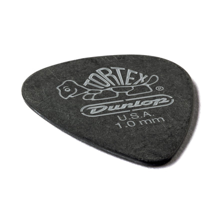 Dunlop 488R1.0 Tortex® Pitch Black, 1.0mm, 72/Bag