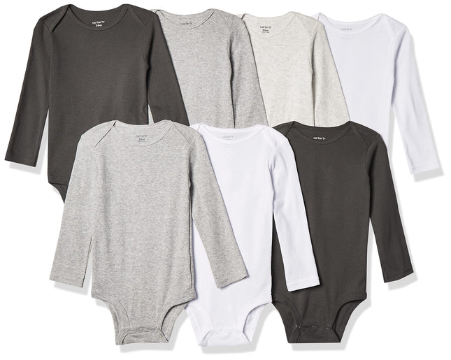 Carter's Baby 7-Pack Long Sleeve Bodysuits - Multi