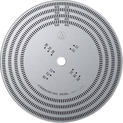 Audio-Technica AT6180a Turntable Rotation Speed Stroboscope Silver
