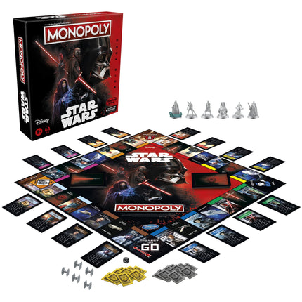 Hasbro Gaming Monopoly Côté Obscur : Édition Star Wars pour 2 à 6 joueurs, à partir de 8 ans