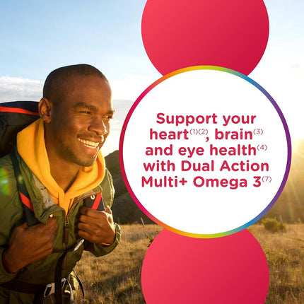 Centrum Multigummies Omega 3 Gummy Multivitamin for Adults, Fruit, 110 Count