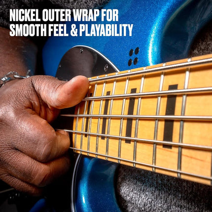 JIM DUNLOP Dual Dynamic Hybrid Nickel Bass 45-125 | 5-String (DBHYN45125)