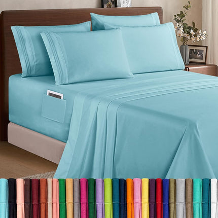 Elegant Comfort 1500 Premium Quality 6-Piece Bed S