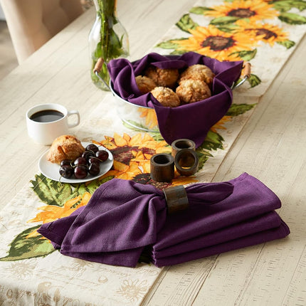 DII Tabletop Collection, Cotton, Olive Green, 20" x 20" (Set of 6)