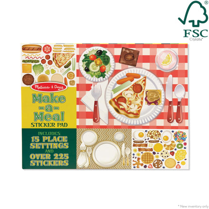 MaMeMi BLOC DE PEGATINAS PARA HACER COMIDAS