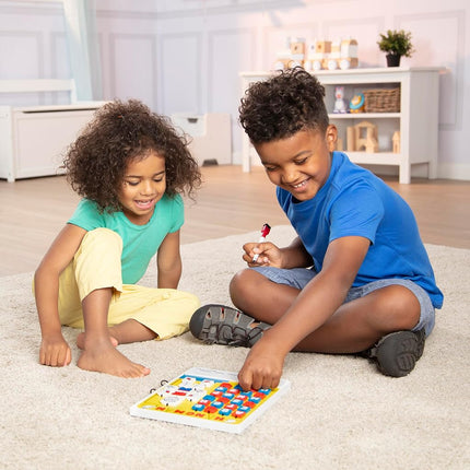 Melissa & Doug Flip-to-Win Hangman Travel Game (Wooden Word Game)