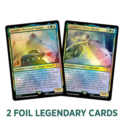 Magic the Gathering The Lord of The Rings Tales of Middle Earth Commander Deck Green/Blue Elven Council (SD3)