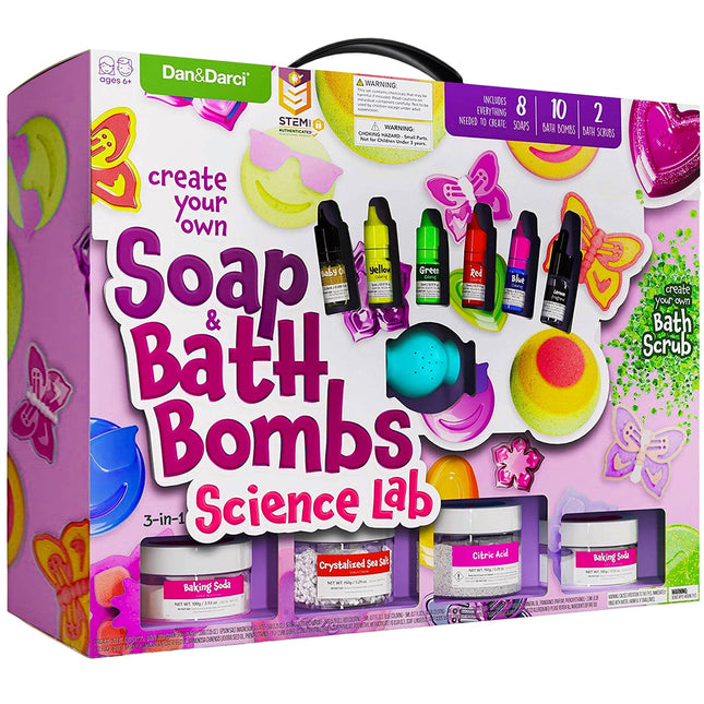 Soap & Bath Bomb Making Kit for Kids - All Inclusi
