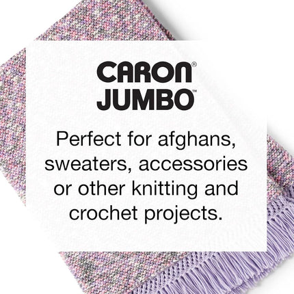 Caron Jumbo Gravel Yarn - Lot de 2 pelotes de 340 g/12 oz - 100 % acrylique - #4 Worsted (moyen) - 544 mètres - Tricot/Crochet