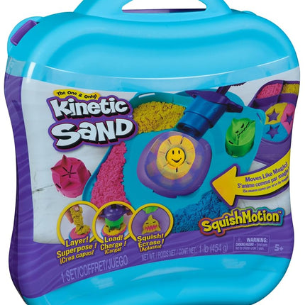 Kinetic Sand SquishMotion Playset, Moldable Play Sand Sensory Toys, Ages 5+