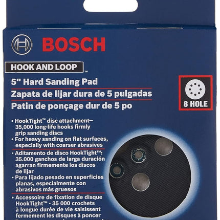 Bosch RS035 Hard Hook-&-Loop Sander Backing Pad, Black