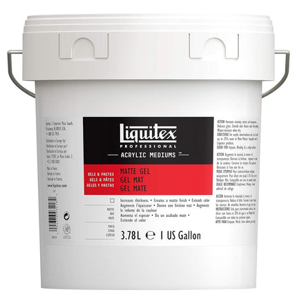 Liquitex Matte Gel Medium, 128 onzas (galón)