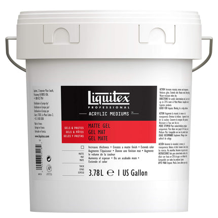 Liquitex Matte Gel Medium, 128-Ounce (Gallon)