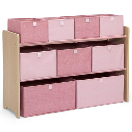 GapKids by Delta Children Deluxe Toy Organizer - Greenguard Gold Certified, Navy/Natural