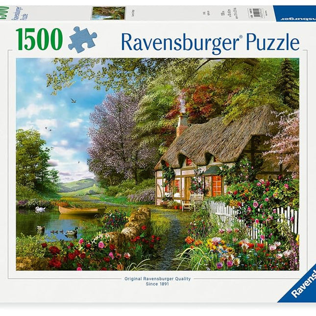 Ravensburger Country Cottage 1500 Piece Jigsaw Puzzle for Adults - 12000700 - Handcrafted Tooling, Made in Germany, Every Piece Fits Together Perfectly