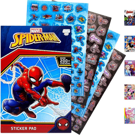 Marvel Spiderman Sticker Book Over 200+ - Perfect 