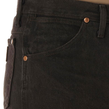 Wrangler Men's Cowboy Cut Slim Fit Jean Jeans, Black Chocolate, 36W / 30L