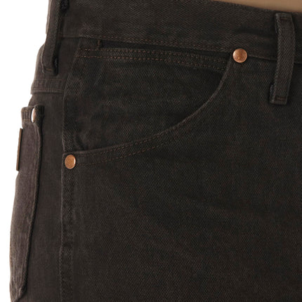 Wrangler Men's Cowboy Cut Slim Fit Jean Jeans, Black Chocolate, 36W / 30L