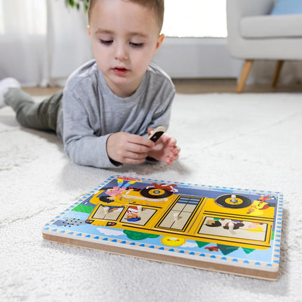 Melissa & Doug The Wheels On The Bus Sound Puzzle