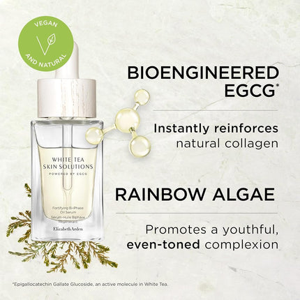 Elizabeth Arden White Tea Skin Solutions Bi-Phase Oil Face Serum, 30ml