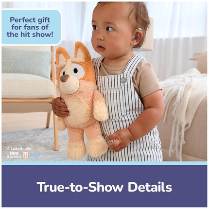 GUND Bingo Sustainably Soft Plush, Made with Recycled Materials, Stuffed Animals for Kids & Toddlers, Orange, 13”