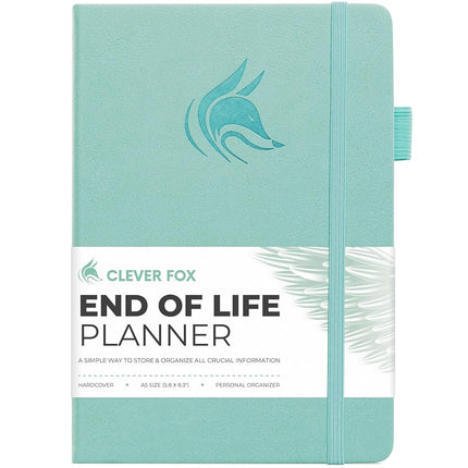 Clever Fox End of Life Planner (Mint Cream, A5 (5.