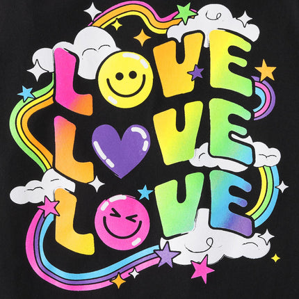 The Children's Place Girl Power Short Sleeve Graphic T-Shirts,multipacks, Love/Girls Can Do Anything 2-Pack, XX-Large