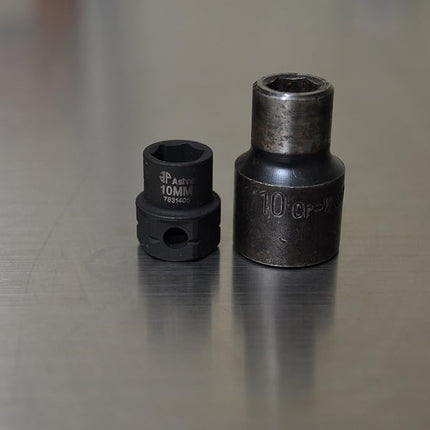 Astro Tools 78314 14-Piece 3/8" Drive Low Profile Nano Impact Sockets - Metric