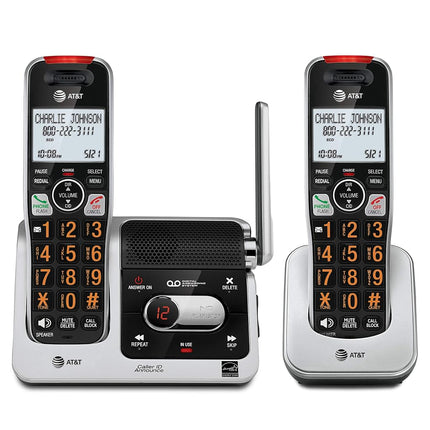 AT&T BL102-2 DECT 6.0 2-Handset Cordless Phone for