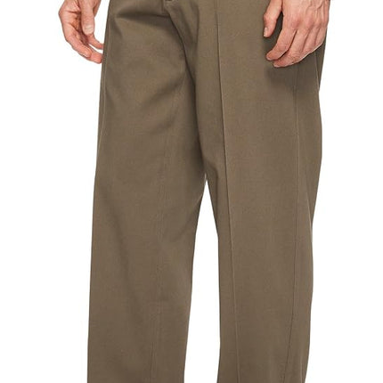 Dockers Men's Classic Fit Easy Khaki Pants Casual, Dark Pebble, 32W / 32L