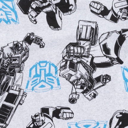 Transformers Hasbro Boys Long Sleeve Shirt for Toddlers and Big Kids, 3 Pack, Blue/black, 5
